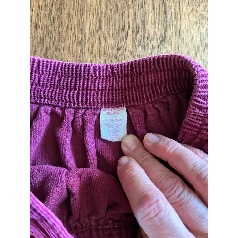 OshKosh B'Gosh Toddler skirt corduroy floral size 5